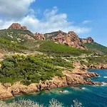 Vue Exceptionnelle Cap Esterel Lägenhet *