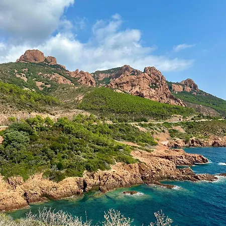 Vue Au Calme Dans Le Hameau De Cap Esterel, Agay - Saint-raphael 公寓 *